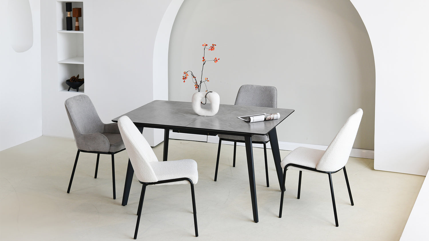 Stil trifft auf Komfort: Die neue Stoffgeschichte von Boucle