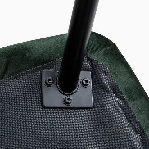 Ofcasa Graue Samt Esszimmerstühle gepolstert Akzentsessel 2 Stück ofcasafurniture DE