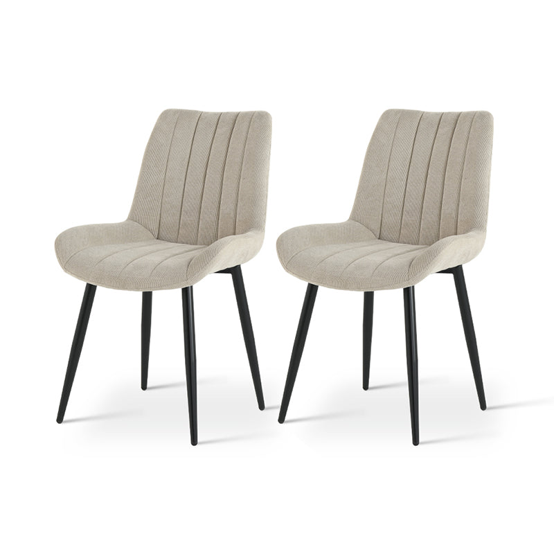 Designerstuhl Jarvis mit gepolstertem Sitz, Fußraste und industriellem Look für Esszimmer oder Küche