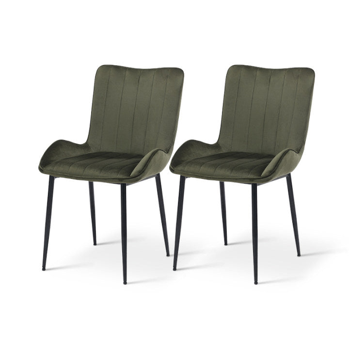 Edith Esszimmerstuhl von OFCASA in beigem Bouclé-Stoff mit Massivholzfüßen – modernes Design und extra weiche Polsterun