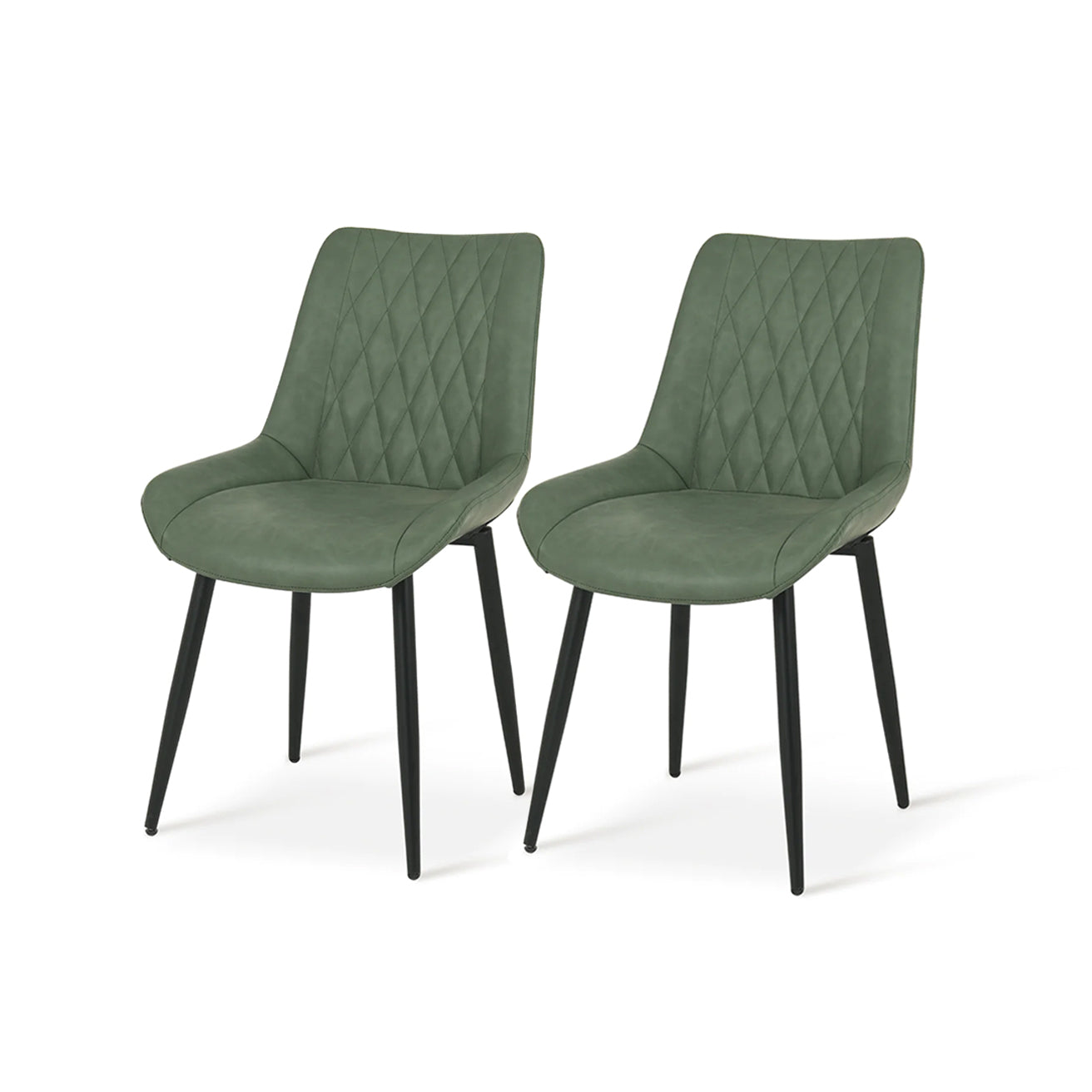 Kunstlederstuhl, Ofcasa Esszimmerstuhl,Ofcasa Kunstlederstuhl,Klassischer Lederspeisestuhl, Esszimmerstuhl grün,Esszimmerstuhl braun,Wohnaccessoires,Möbel,Küchenmöbel