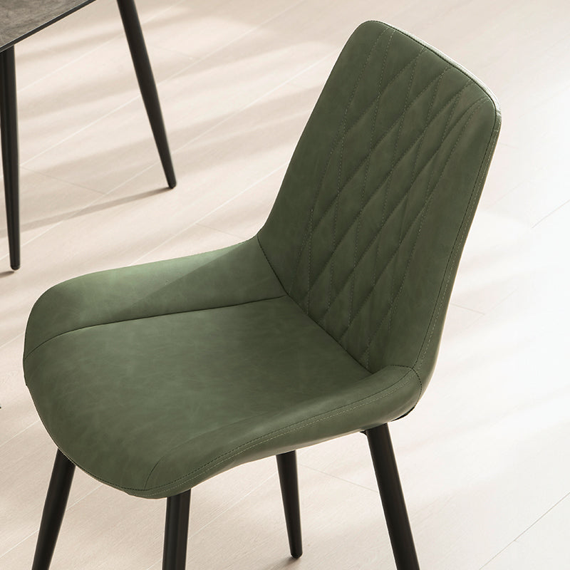 Kunstlederstuhl, Ofcasa Esszimmerstuhl,Ofcasa Kunstlederstuhl,Klassischer Lederspeisestuhl, Esszimmerstuhl grün,Esszimmerstuhl braun,Wohnaccessoires,Möbel,Küchenmöbel,OFCASA DE