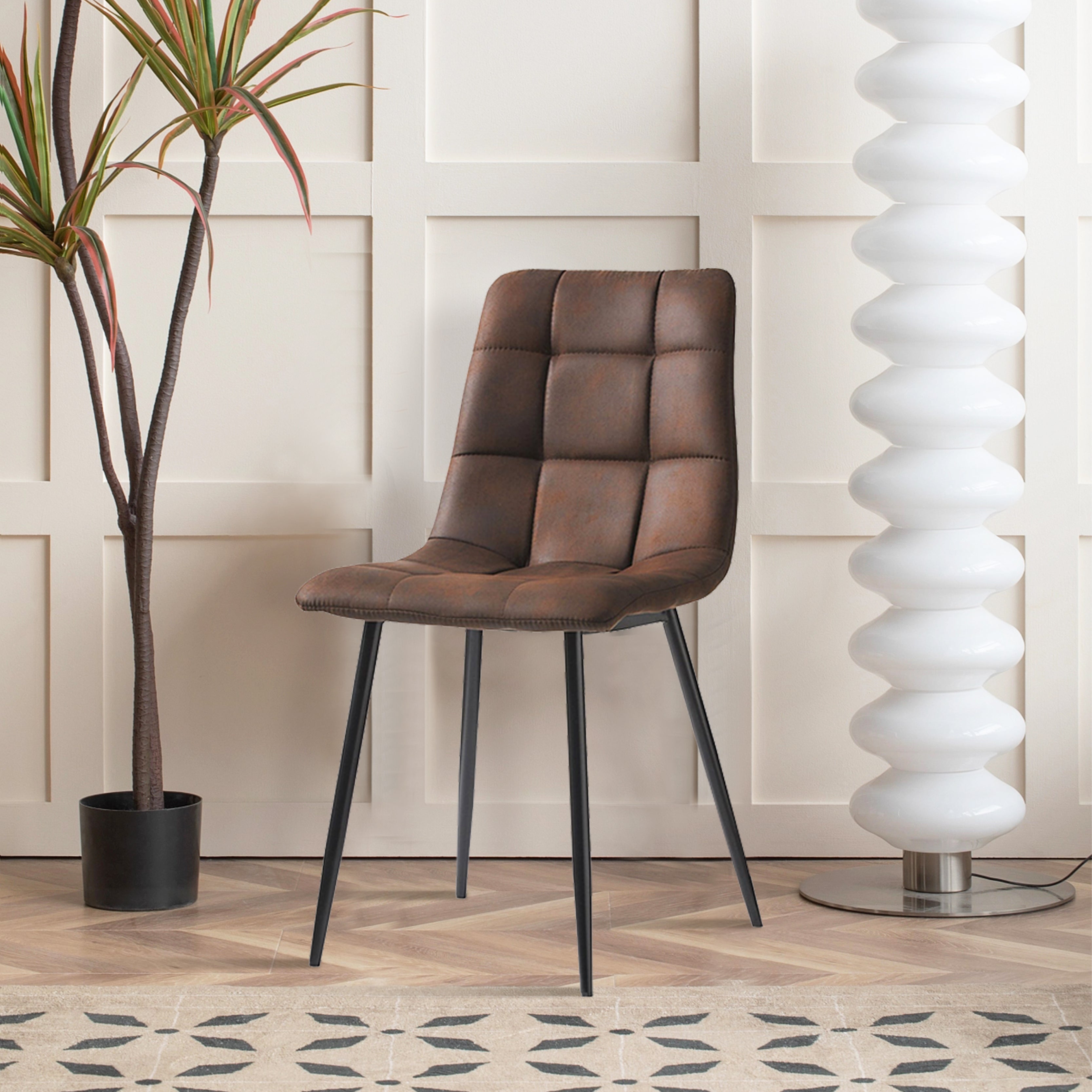 2er-Set Ofcasa Esszimmerstuhl Kunstleder Wohnzimmer Stühl Polsterstuhl ofcasafurniture DE