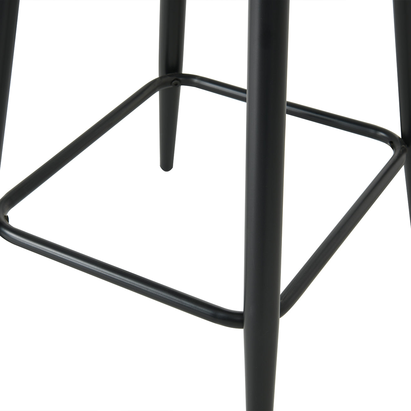 2er Set Ofcasa Grauer Samt Lounge Barstuhl Barhocker mit quadratischem Gitter Ofcasafurniture DE