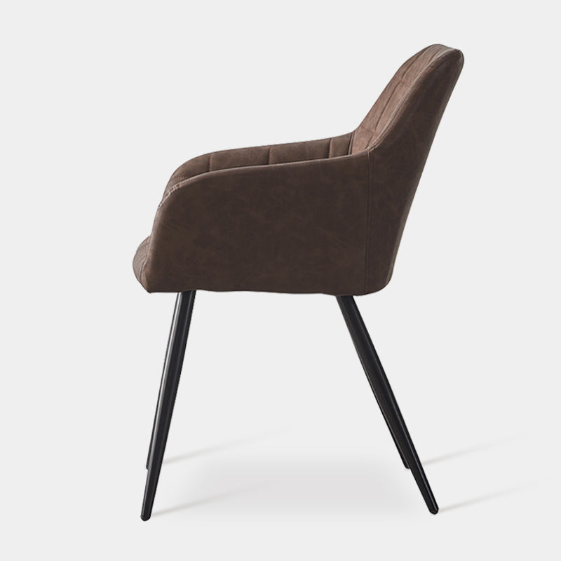 2er-Set Ofcasa PU-Leder Armlehnenstuhl Esszimmer Stühle gepolstert Akzent Sessel Restaurants Wohnzimmerstühle ofcasafurniture DE