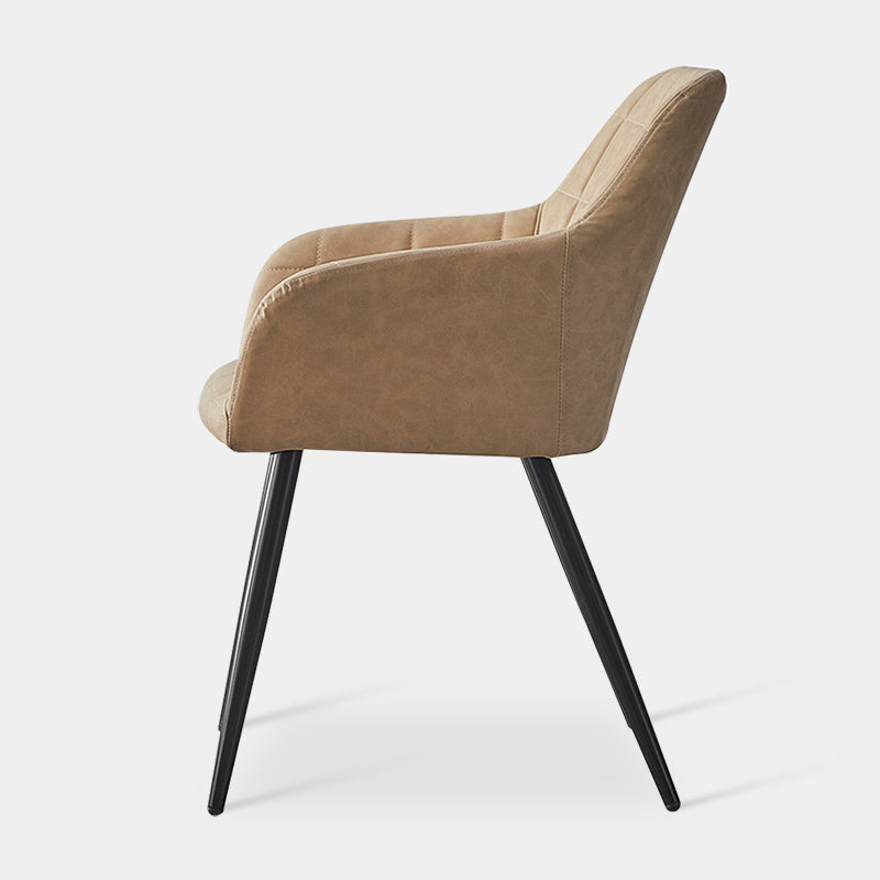 2er-Set Ofcasa PU-Leder Armlehnenstuhl Esszimmer Stühle gepolstert Akzent Sessel Restaurants Wohnzimmerstühle ofcasafurniture DE