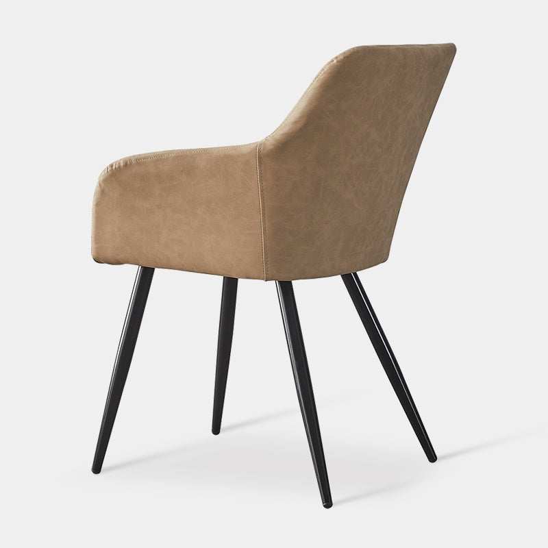 2er-Set Ofcasa PU-Leder Armlehnenstuhl Esszimmer Stühle gepolstert Akzent Sessel Restaurants Wohnzimmerstühle ofcasafurniture DE