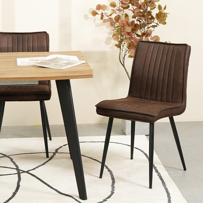 2er-Set Ofcasa Dicker weicher Pu-Leder-Esszimmerstuhl ofcasafurniture DE
