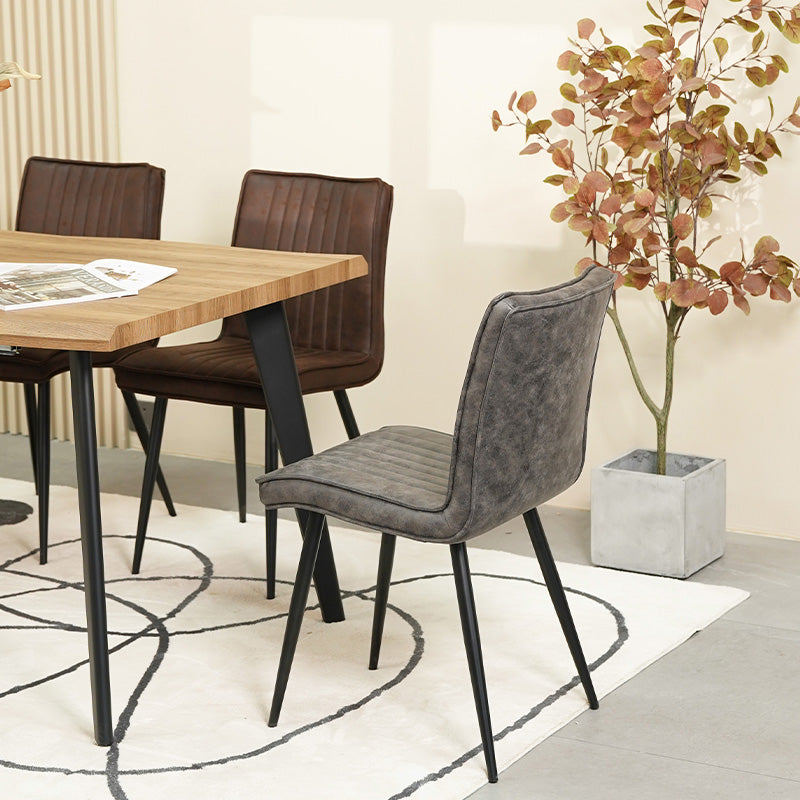 2er-Set Ofcasa Dicker weicher Pu-Leder-Esszimmerstuhl ofcasafurniture DE