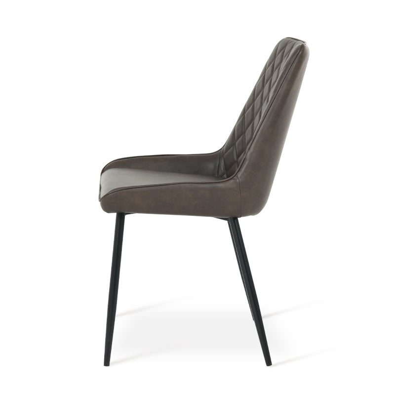 2er-Set Ofcasa Esszimmerstuhl mit hoher Rückenlehne und Rautengittermuster ofcasafurniture DE