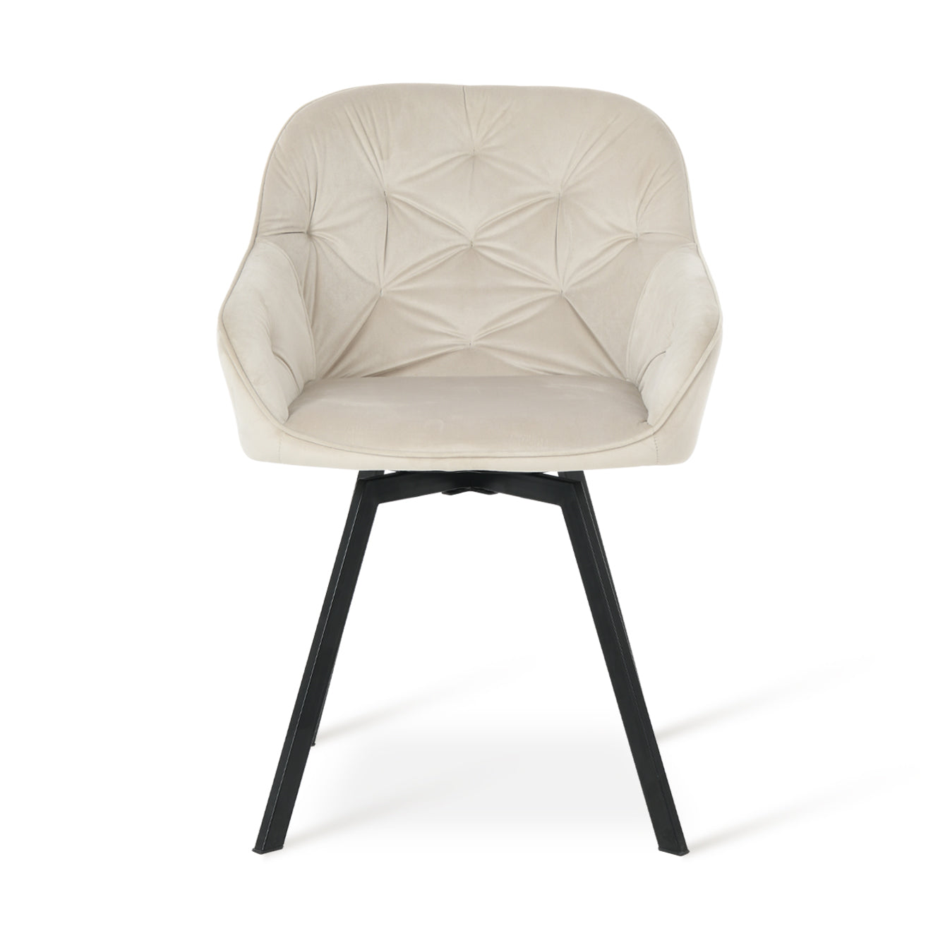 2er-Set Ofcasa Samt-Drehstühle mit 360-Grad-Drehteller Ofcasafurniture DE