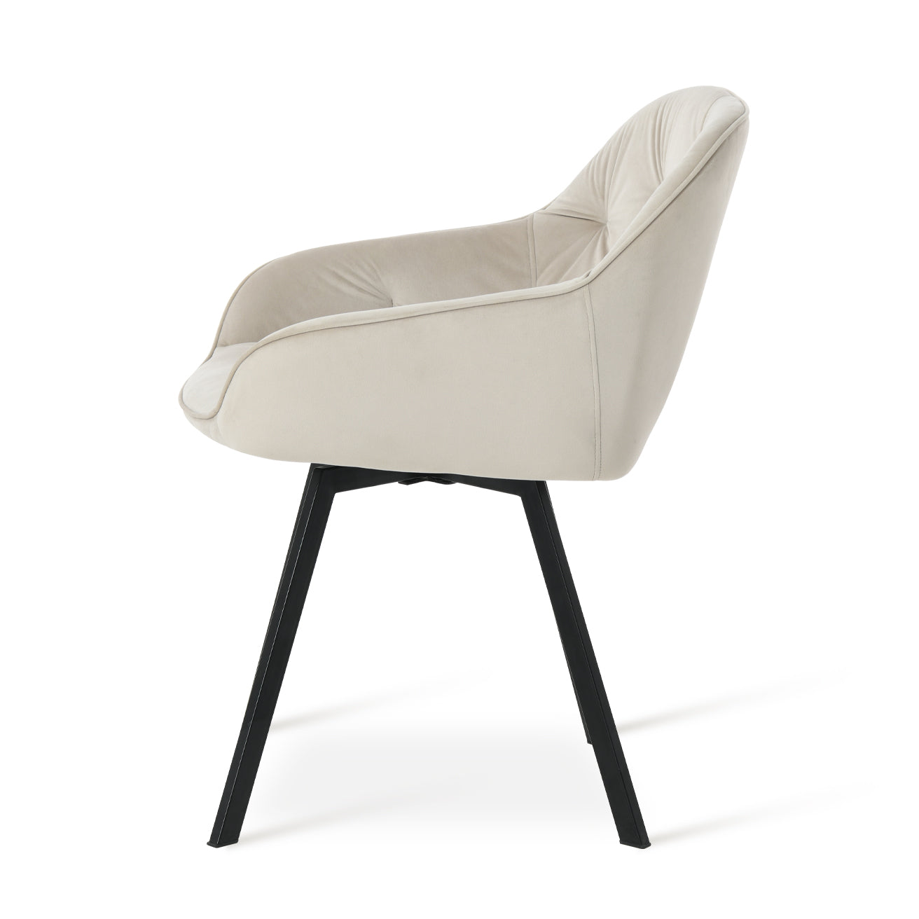2er-Set Ofcasa Samt-Drehstühle mit 360-Grad-Drehteller Ofcasafurniture DE