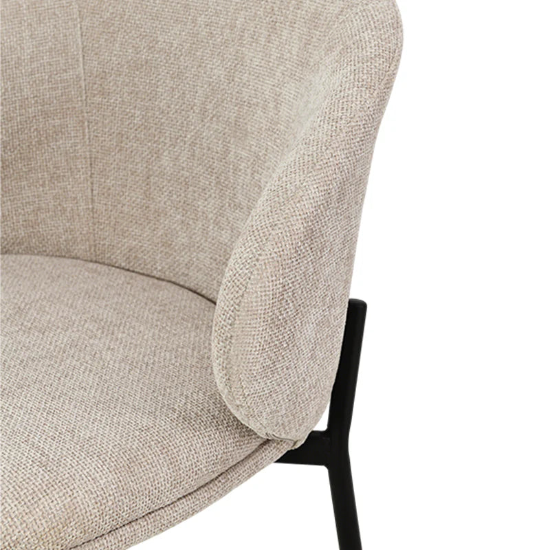 Barhocker Bard [1er-Set] [Leinen Stoff] [65 cm]