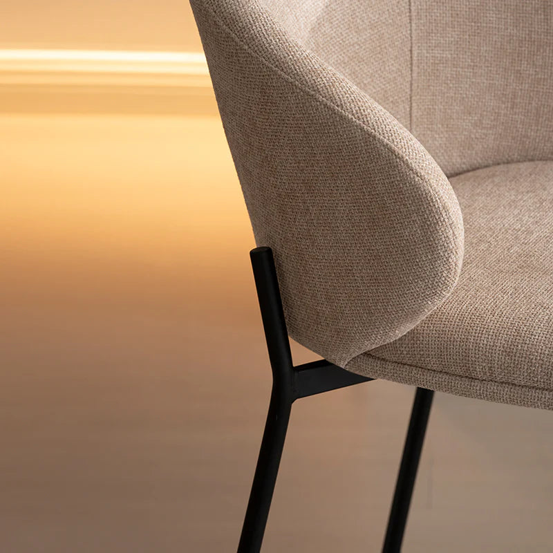 Barhocker Bard [1er-Set] [Leinen Stoff] [65 cm]