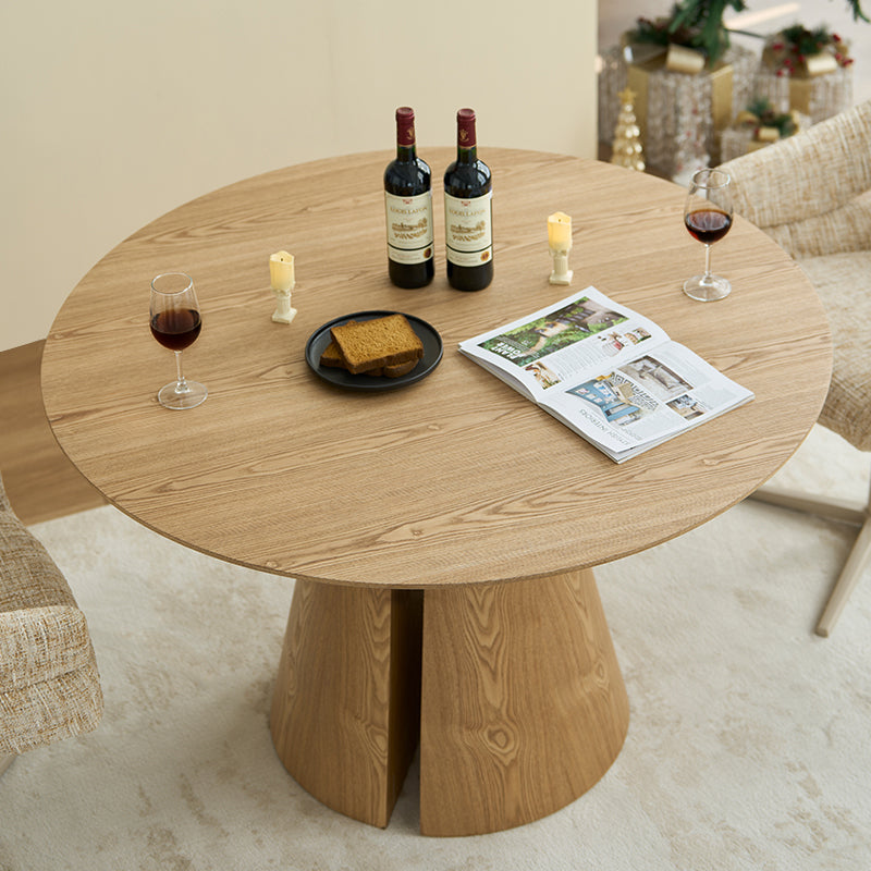 Runder Esstisch Isabeau und 4 Armlehnenstuhl Grove [Esszimmerset] Ofcasafurniture DE
