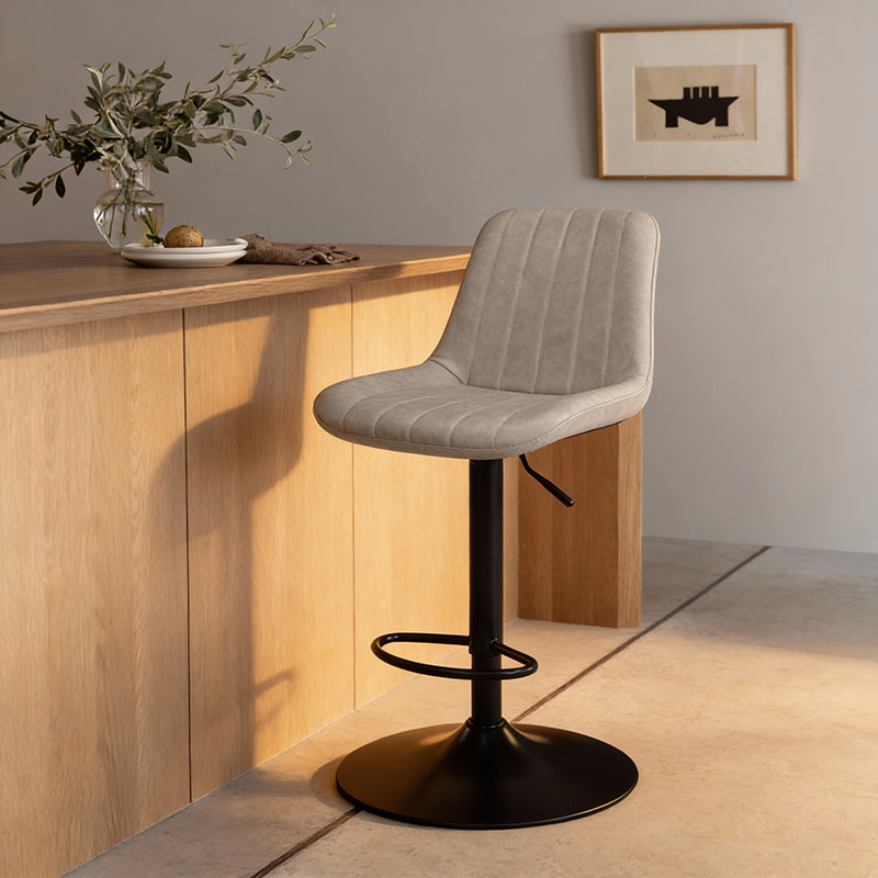 Barhocker Jarvis AH [2er Set] [Kunstleder] [62cm-82cm]