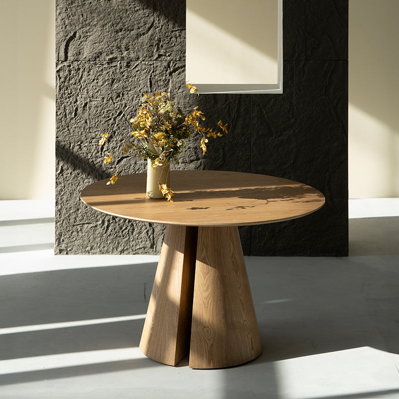 Runder Esstisch Isabeau und 4 Armlehnenstuhl Harlow [Esszimmerset] Ofcasafurniture DE
