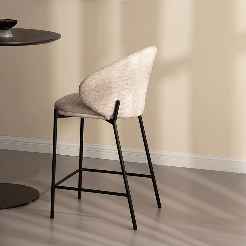 Barhocker Bard [1er-Set] [Leinen Stoff] [65 cm]