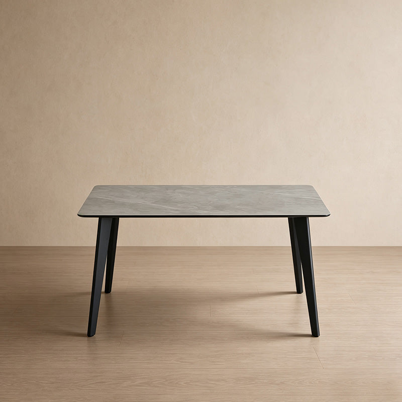Rechteckig Esstisch Valdez [Grauer Marmor] [140 cm]