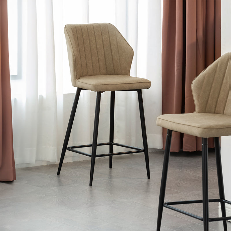 Barhocker Aleena [2er Set] [Kunstleder] [65 cm] Ofcasafurniture DE