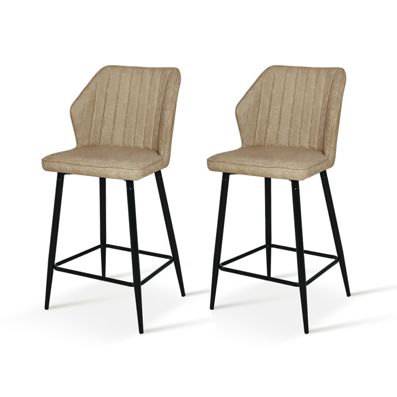 Barhocker Aleena [2er Set] [Kunstleder] [65 cm] Ofcasafurniture DE