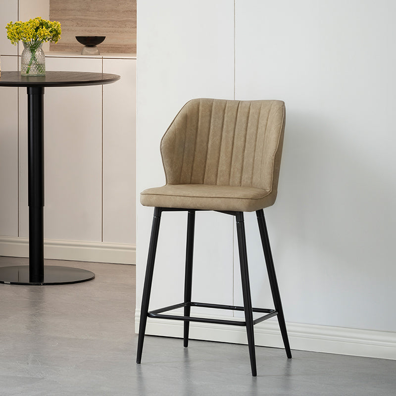 Barhocker Aleena [2er Set] [Kunstleder] [65 cm] Ofcasafurniture DE