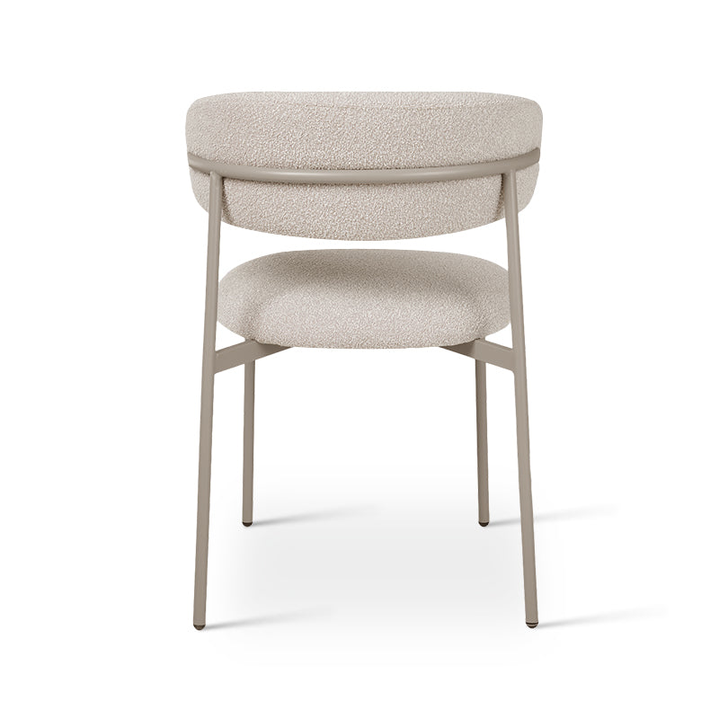 Esszimmerstuhl Zahra [2er Set] [Boucle-Stoff]  [⌀ 1.9 cm] Ofcasafurniture DE