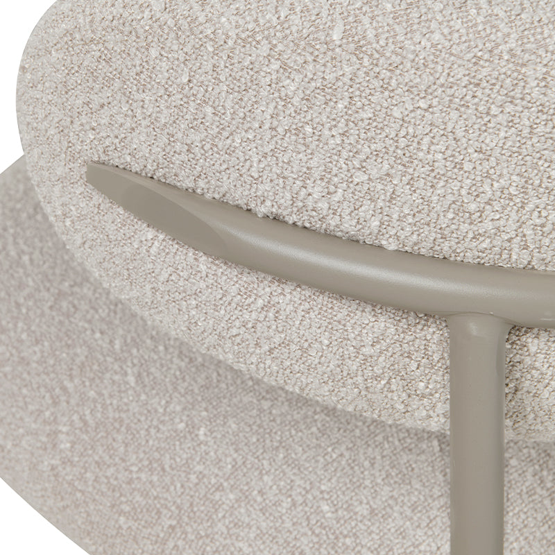 Esszimmerstuhl Zahra [2er Set] [Boucle-Stoff]  [⌀ 1.9 cm] Ofcasafurniture DE