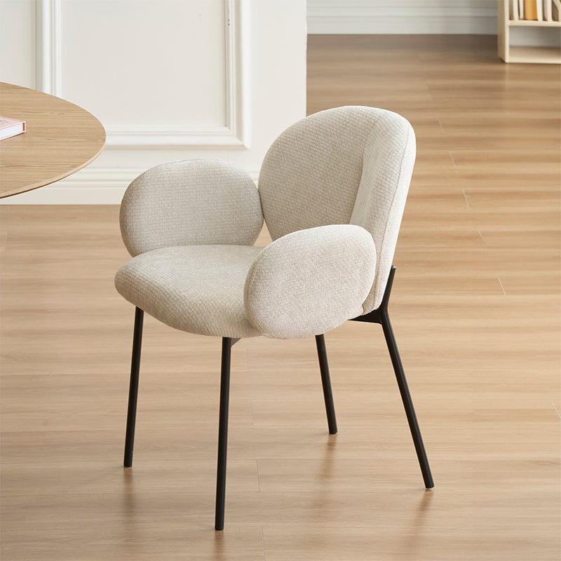 Runder Esstisch Isabeau und 4 Armlehnenstuhl Harlow [Esszimmerset] Ofcasafurniture DE