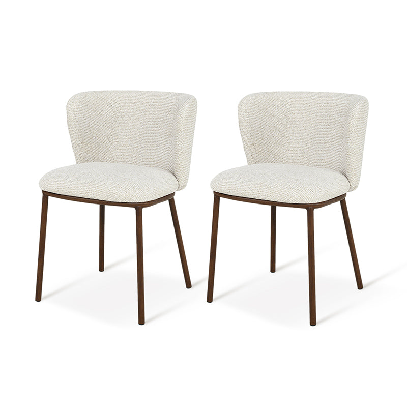 Esszimmerstuhl Karin [2er Set] [Boucle] Ofcasafurniture DE