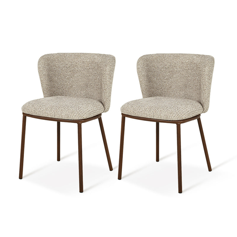 Esszimmerstuhl Karin [2er Set] [Boucle] Ofcasafurniture DE