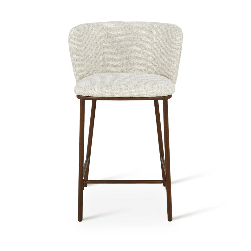 Barhocker Karin [2er Set] [Boucle-Stoff] [65 cm] Ofcasafurniture DE