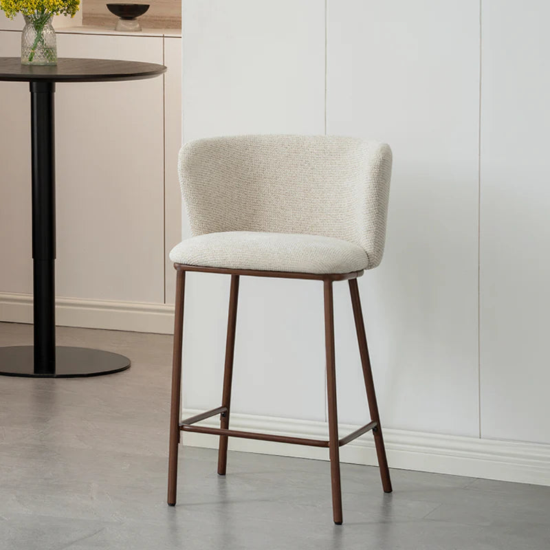 Barhocker Karin [2er Set] [Boucle-Stoff] [65 cm] Ofcasafurniture DE