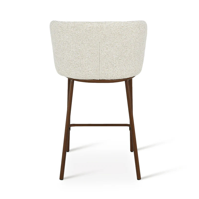 Barhocker Karin [2er Set] [Boucle-Stoff] [65 cm] Ofcasafurniture DE