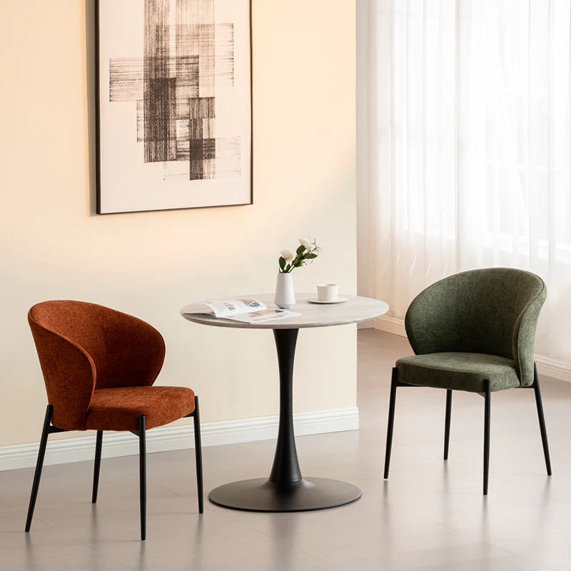 Esszimmersessel Bard [2er Set] [Leinen Stoff] Ofcasafurniture DE