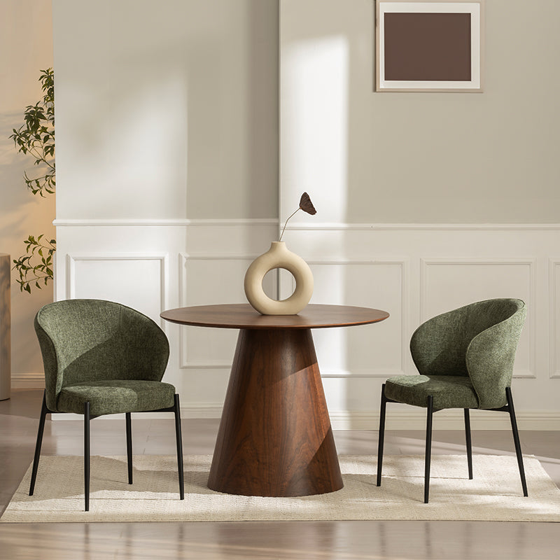 Esszimmersessel Bard [1er Set] [Leinenoptik-Stoff]