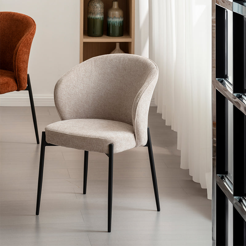 Esszimmersessel Bard [1er Set] [Leinenoptik-Stoff]