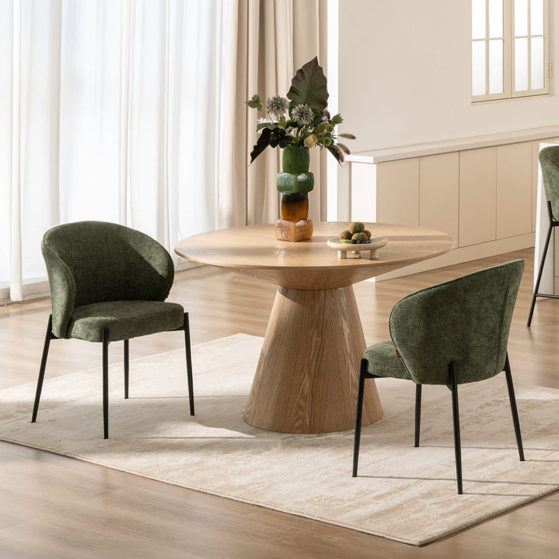 Esszimmersessel Bard [1er Set] [Leinenoptik-Stoff]