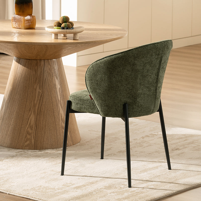 Esszimmersessel Bard [1er Set] [Leinenoptik-Stoff]