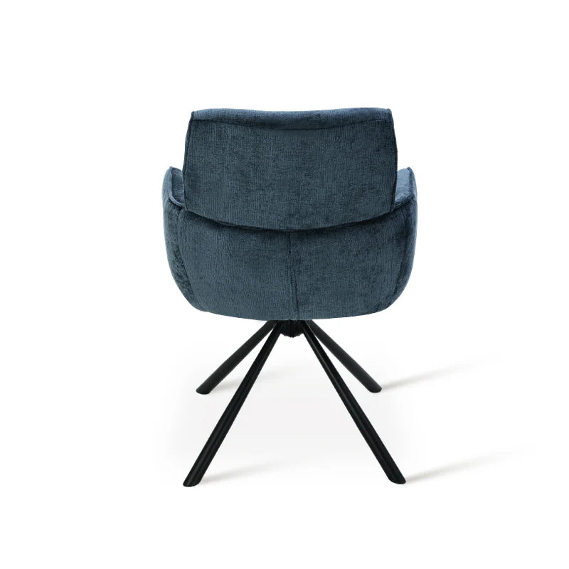 Armlehnenstuhl Elara [2er Set] [Chenille] [360-Grad-Drehteller] Ofcasafurniture DE