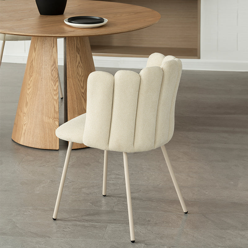 Runder Esstisch Isabeau und 4 Armlehnenstuhl Grove [Esszimmerset] Ofcasafurniture DE