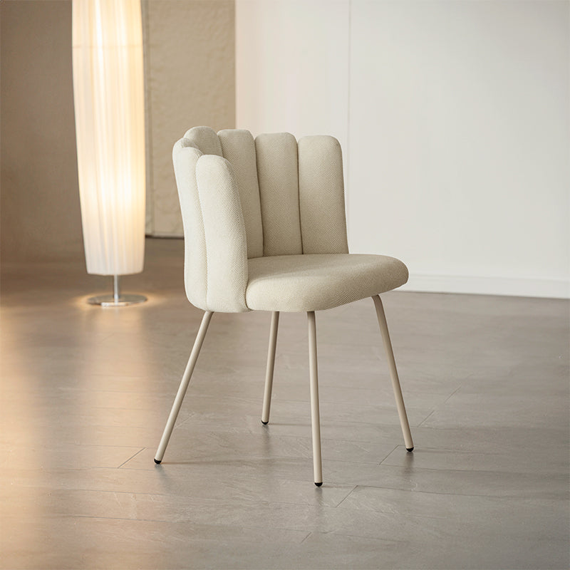 Runder Esstisch Isabeau und 4 Armlehnenstuhl Grove [Esszimmerset] Ofcasafurniture DE