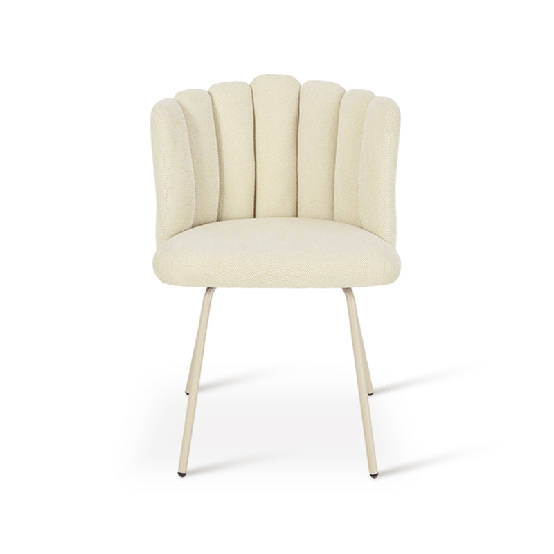 Runder Esstisch Isabeau und 4 Armlehnenstuhl Grove [Esszimmerset] Ofcasafurniture DE