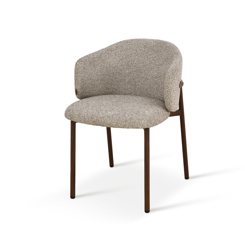 Esszimmerstühle Valda [2er Set] [Leinenoptik-Stoff]