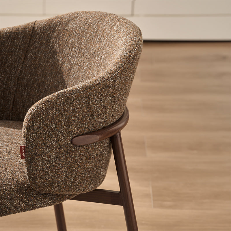 Esszimmerstühle Valda [2er Set] [Leinenoptik-Stoff]
