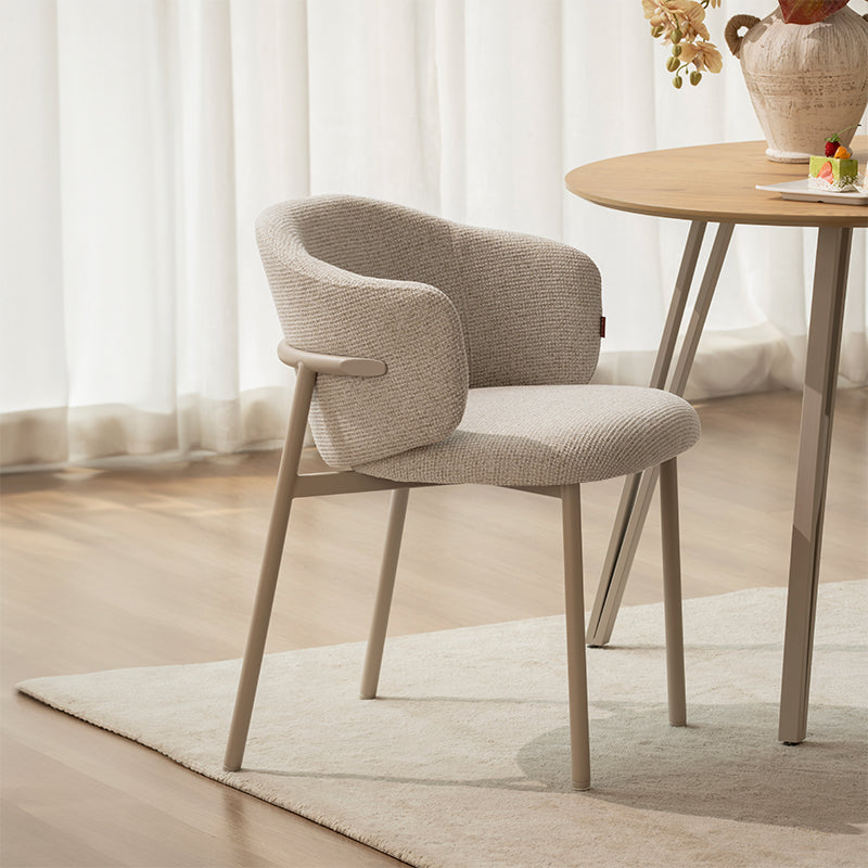 Esszimmerstühle Valda [2er Set] [Leinenoptik-Stoff]