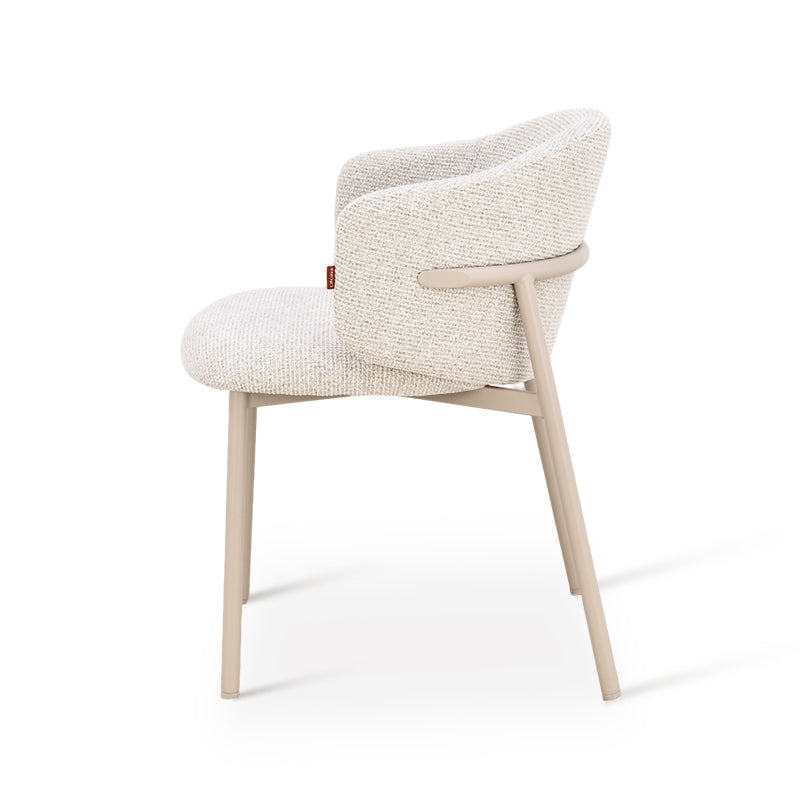 Esszimmerstühle Valda [2er Set] [Leinenoptik-Stoff]
