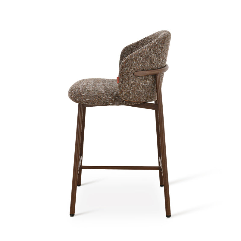 Valda Barhocker [1er Set] [Leinenoptik-Stoff] [65 cm]