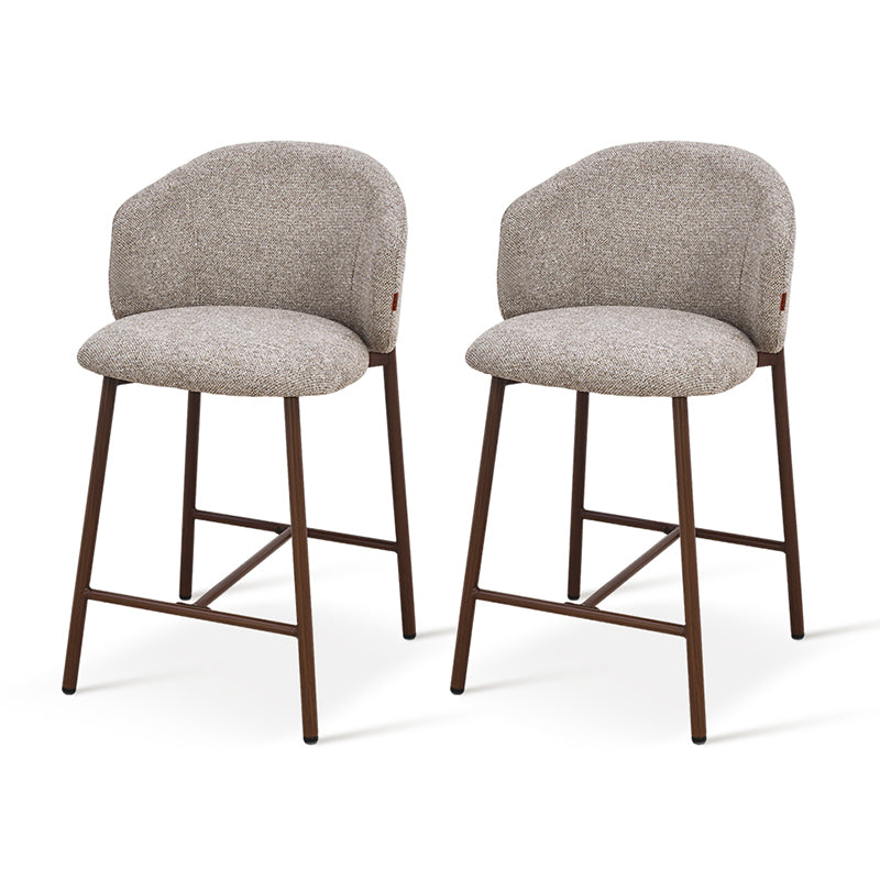 Valda Barhocker [1er Set] [Leinenoptik-Stoff] [65 cm]