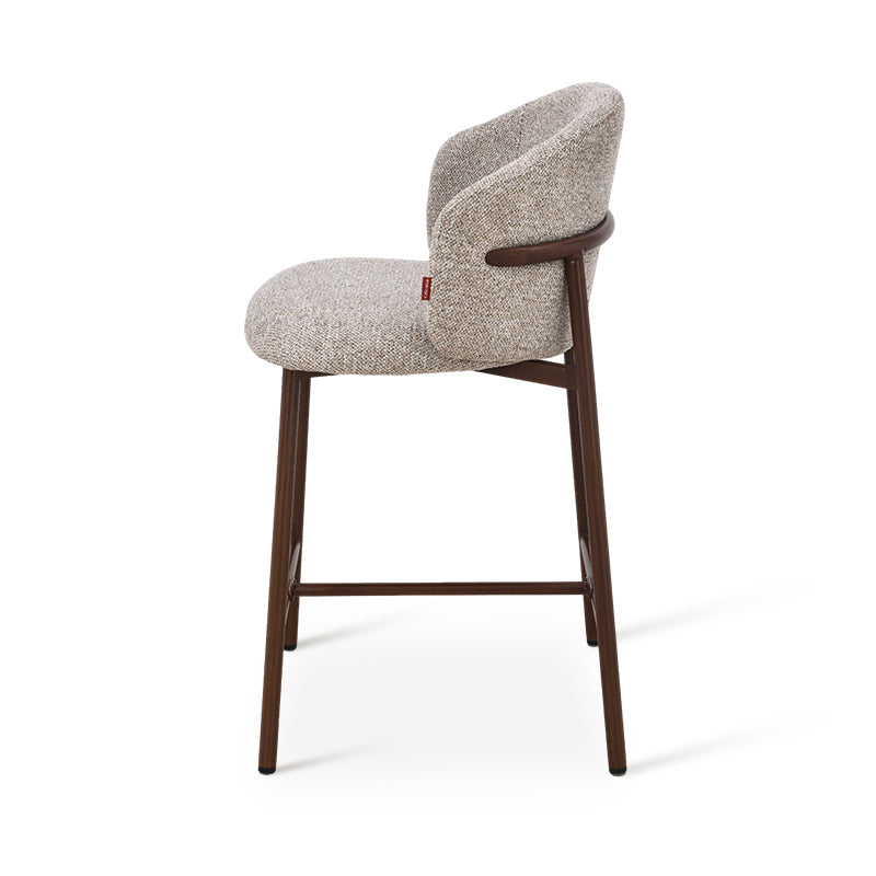 Valda Barhocker [1er Set] [Leinenoptik-Stoff] [65 cm]